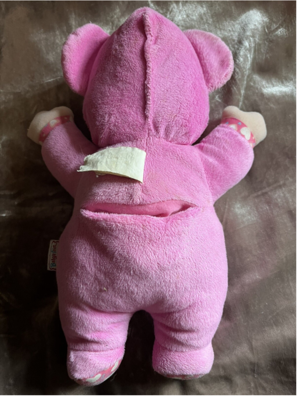 Baby's First Pink Plush Soft Body Baby Doll Goldberger Heart Teddy Bear Ears - Picture 7 of 16